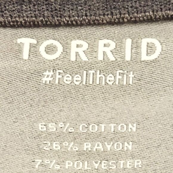 TORRID Bombshell Skinny distructed Plus Size Skinny Jeans SIZE 18 Short Length. - Picture 13 of 16